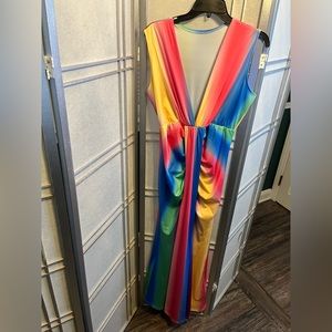 Rainbow Maxi Dress